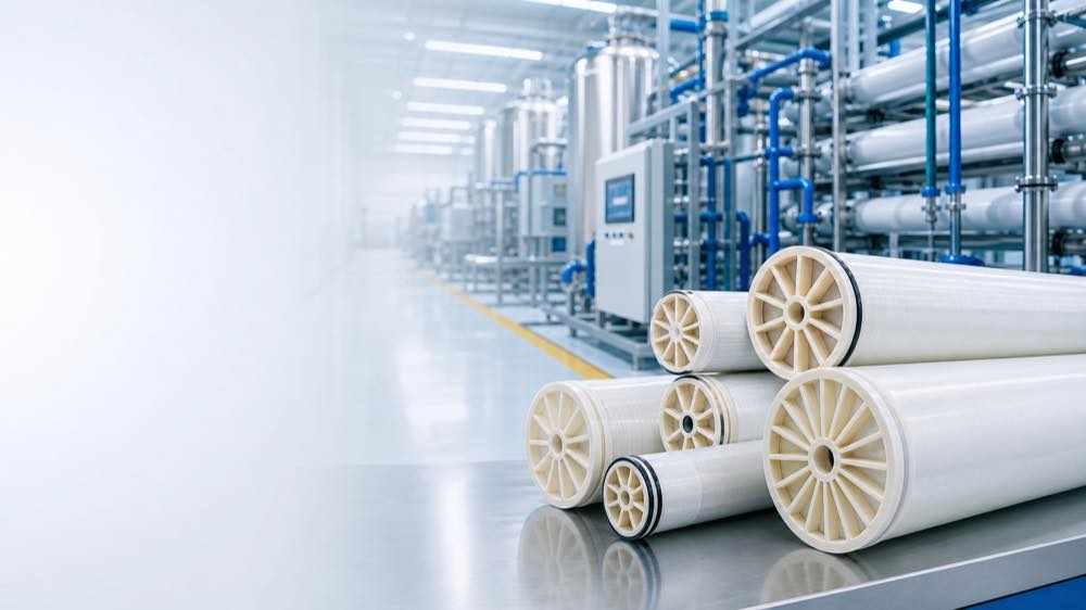 RO membrane replacement and OEM selection guide showing residential, commercial and industrial spiral-wound elements
